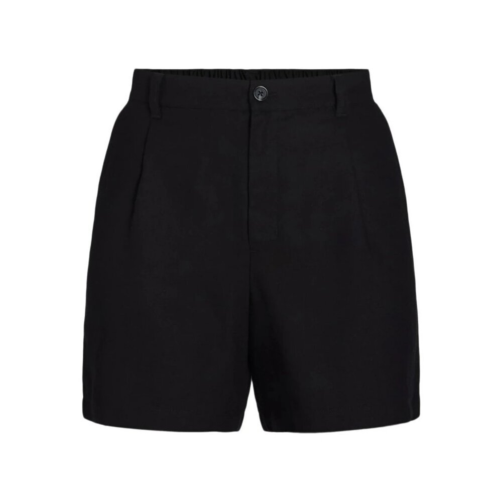 Time and Tru Women Linen Blend Shorts, 5” Inseam, Size XXXL(22), Black Wash - Picture 4 of 5